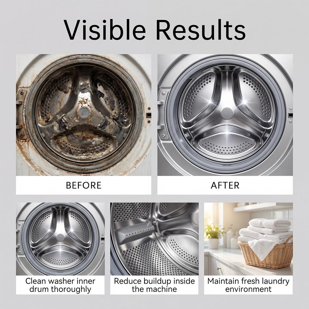 Washing Machine Cleaner Tablets – Deep Clean, Descaler & Pet Odour Remover
