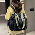 Large Capacity Travel Organiser Storage Bag Lightweight Mother Multifunctional Outing Backpack Cradle Design Waterproof Tote Bag