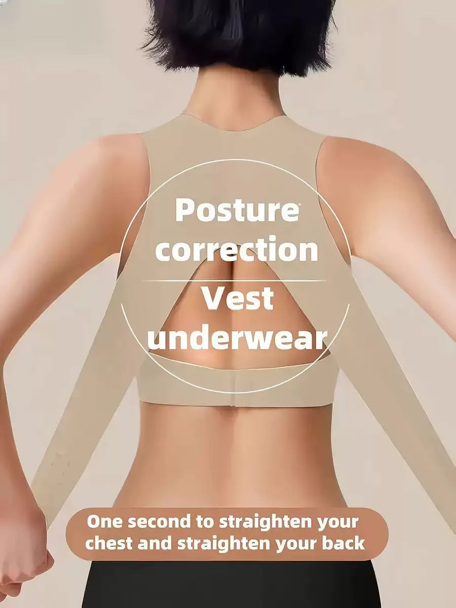 Women's Wire-Free Front And Rear Double-Button Cycling Sports Bra Anti-Traffic Jam And Anti-Sagging for Sports